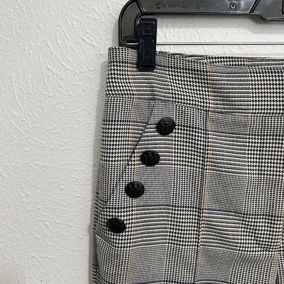 Veronica Beard Glen Plaid Trouser Pants Cropped High Waist Size 8 Virgil Preppy - Picture 5 of 12